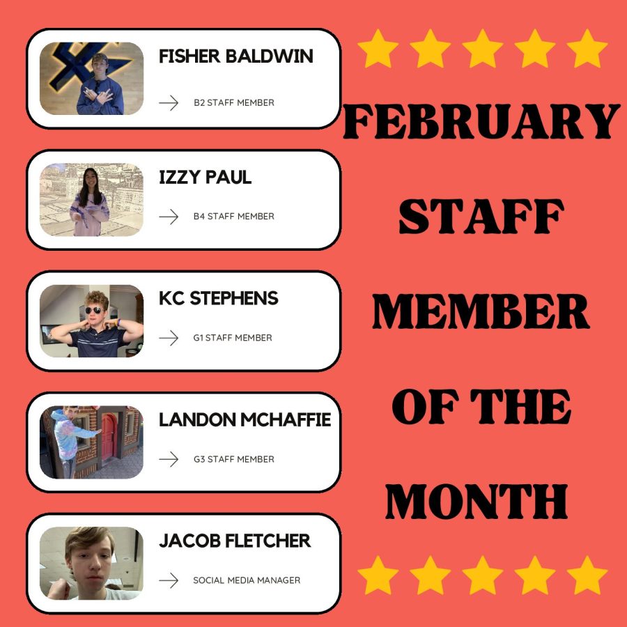 February Staff Members of the Month