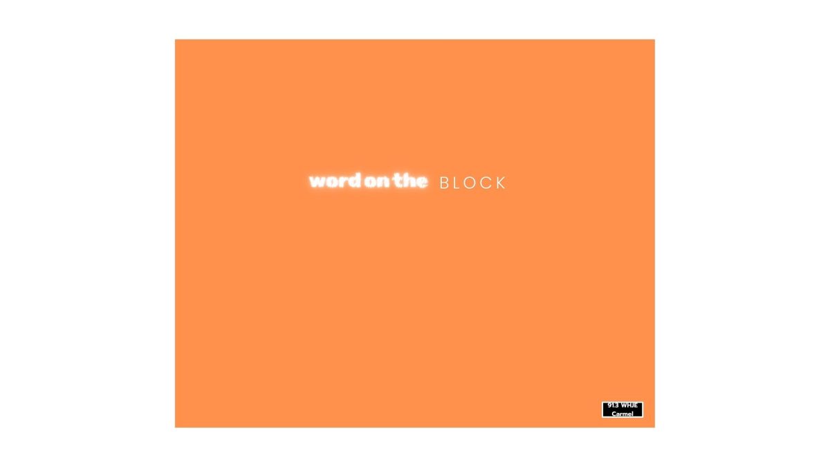 Word On the Block- Frank Ocean